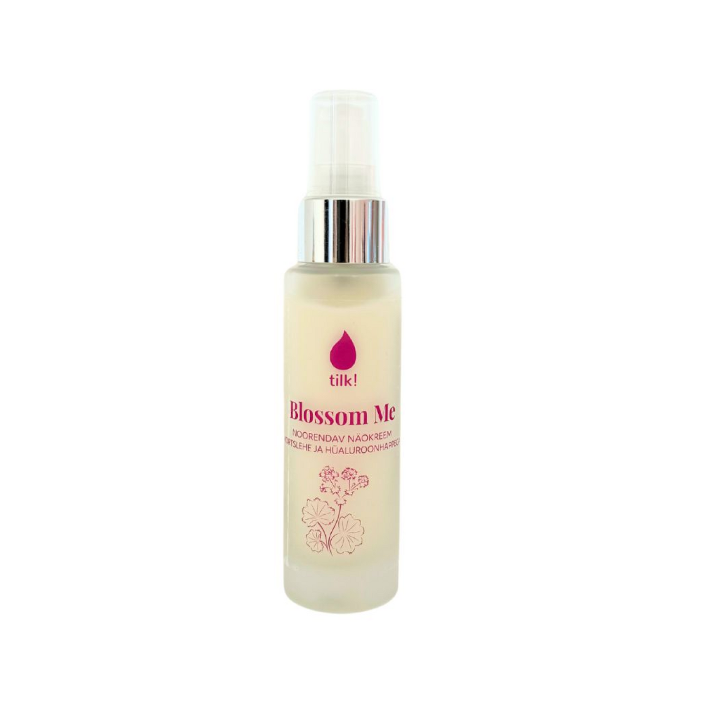 Blossom Me Anti-stress ansiktskräm med dammantel och hyaluronsyra, 50 ml